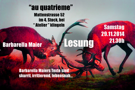 Lesung im "au quatrième"